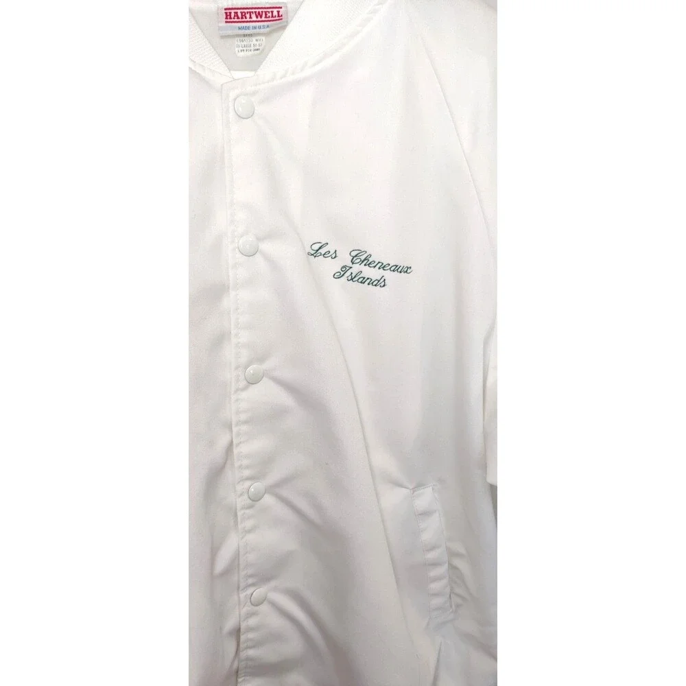 Vtg Hartwell Jacket Mens 2XL Les Cheneaux Islands Antique Boat Show 90s-Rare - Picture 3 of 6